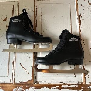 Lake Placid Black Kids Ice Skates